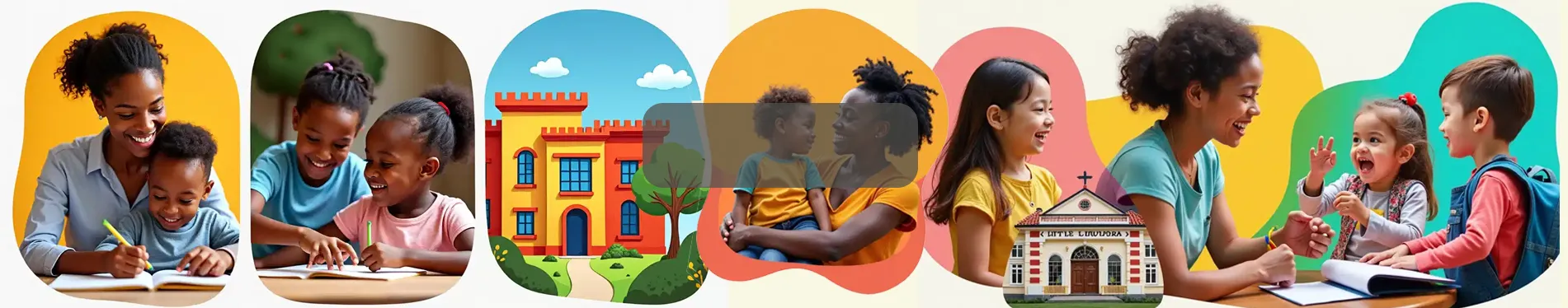 About Page Header Design - Kindergarten Website Model