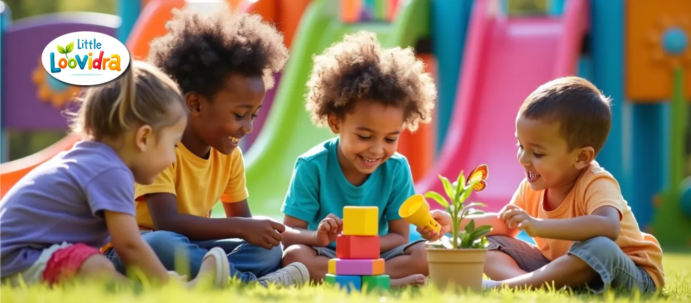 Kindergarten Website Hero Banner Design
