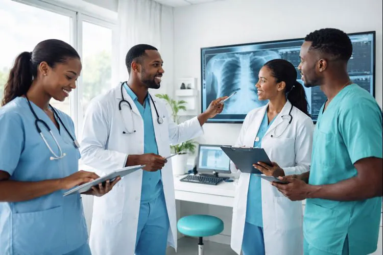 Modern Diagnostic Laboratory Equipment Showcase