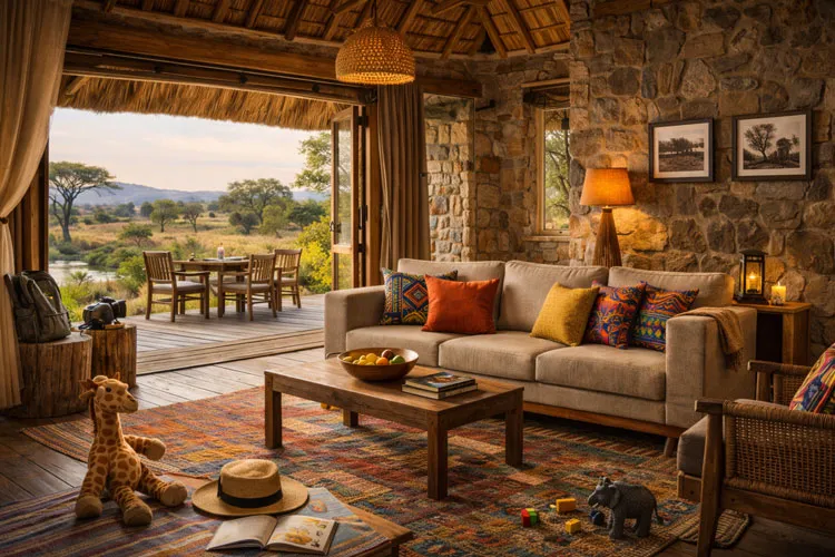 Family Cottage Website Layout - Luxury Tourism Design