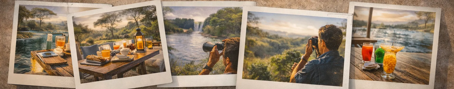 Gallery Page Header Design - Safari Website Model
