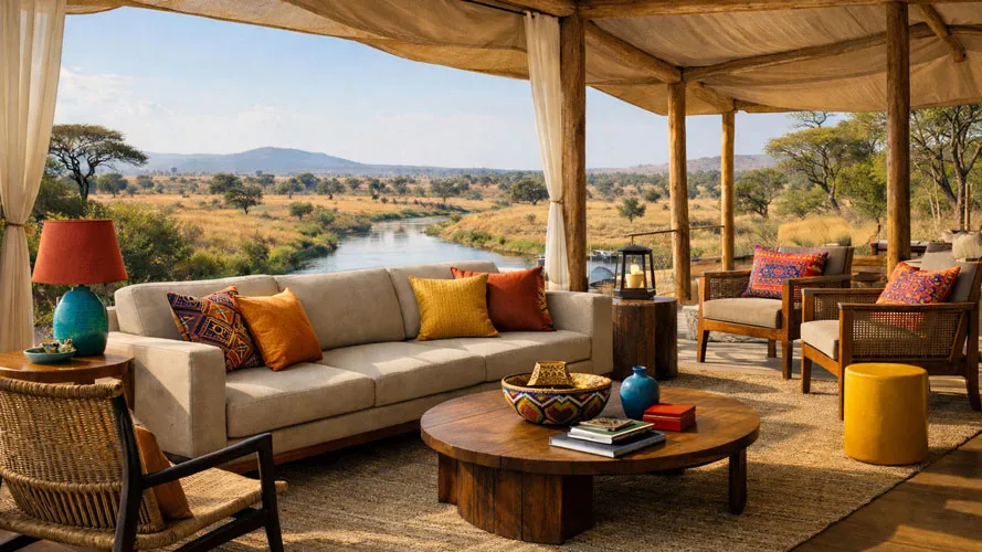 Luxury Safari Lodge Website Design Preview