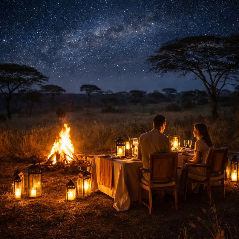Bush Dinner Experience Web Design Layout