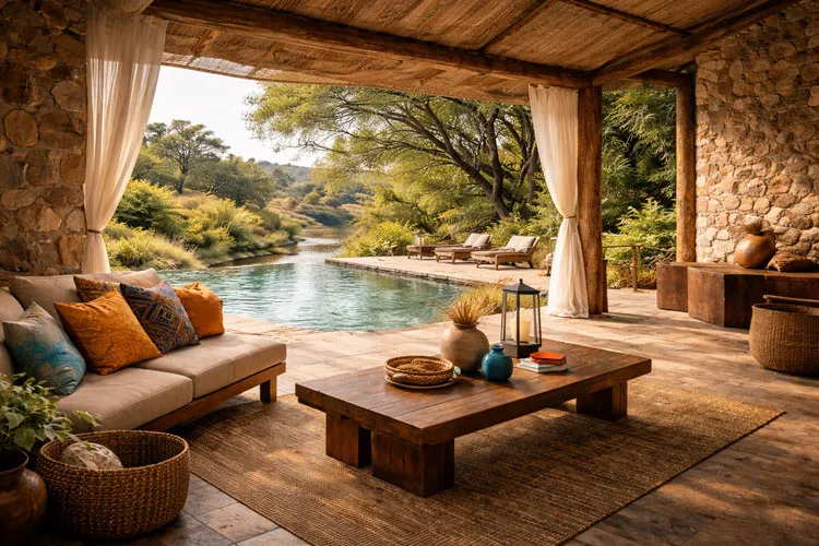 Split Screen Layout Image - Lodge Detail