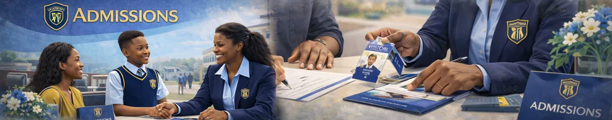 Admissions Page Header - School Website Model